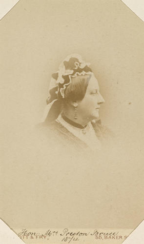 Hon: Mrs Preston Bruce. [Photographs, English Portraits. Volume 70. ]