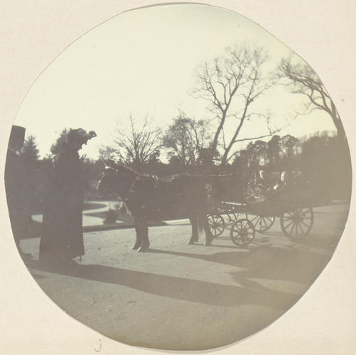 Prince Edward of York and Prince Albert of York in a pony and trap at Sandringham, 1898 Prince Edward of York and Prince Albert of York in a pony and trap at Sandringham, 1898