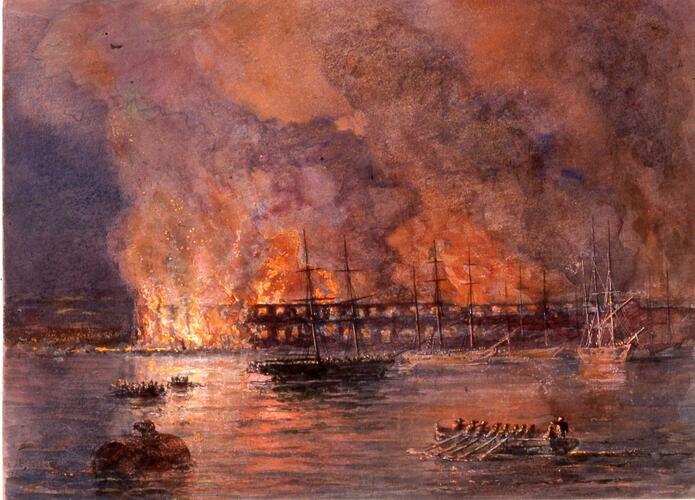 Fire at Trieste, 27 January