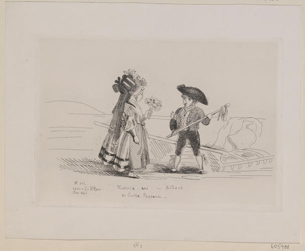 Victoria - and - Albert as Gotha Peasants -