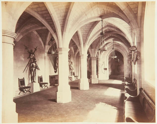 State Entrance looking East, 1867 State Entrance looking East, 1867
