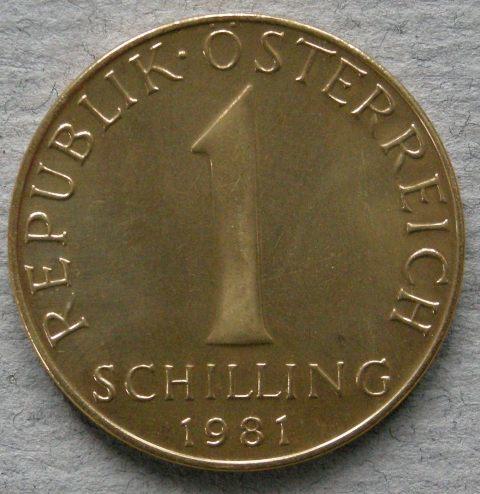 Austria. Proof 1 schilling Austria. Proof 1 schilling