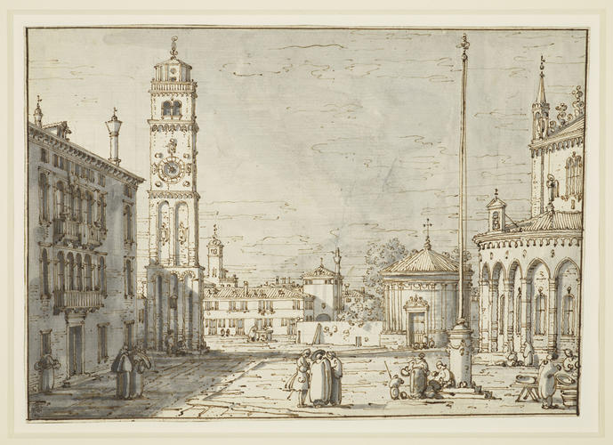 A capriccio with Santi Maria e Donato, Murano A capriccio with Santi Maria e Donato, Murano
