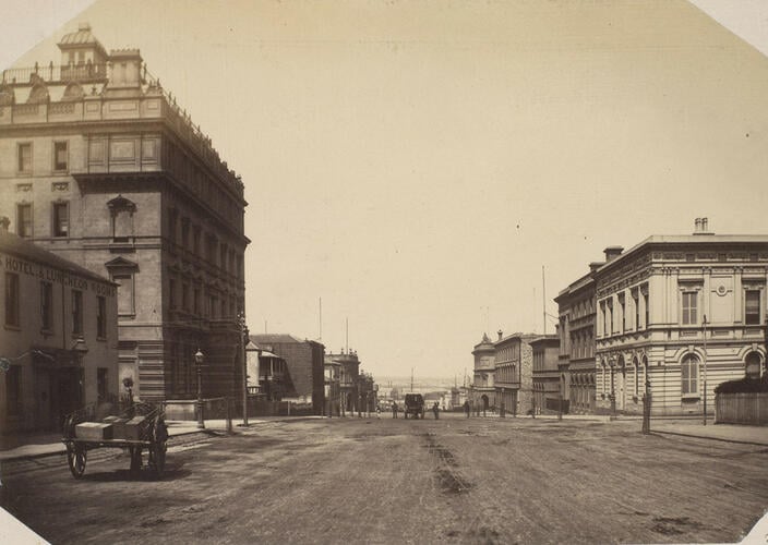 The Cruise of HMS Bacchante 1879-1882: Pitt Street, Sydney