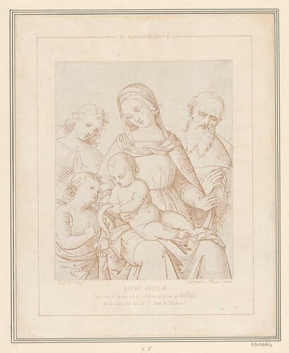 The Holy Family with the Infant Baptist and an Angel