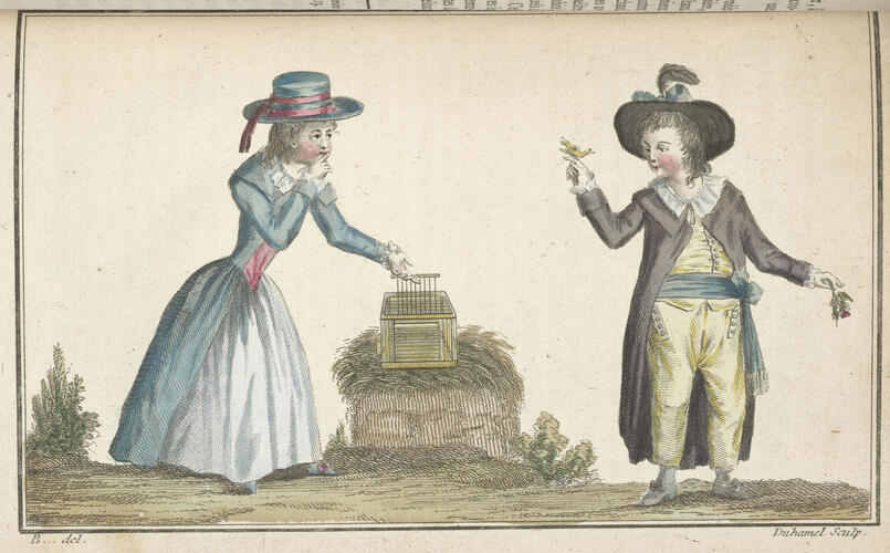 Cabinet des modes : costumes of the ladies of Paris from 1785-86 ; v. 1