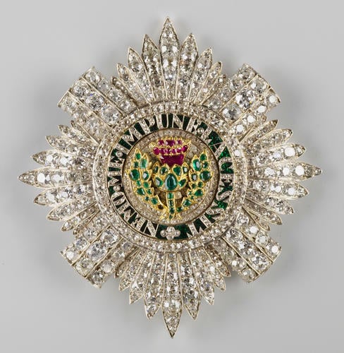 Order of the Thistle. Queen Victoria's star