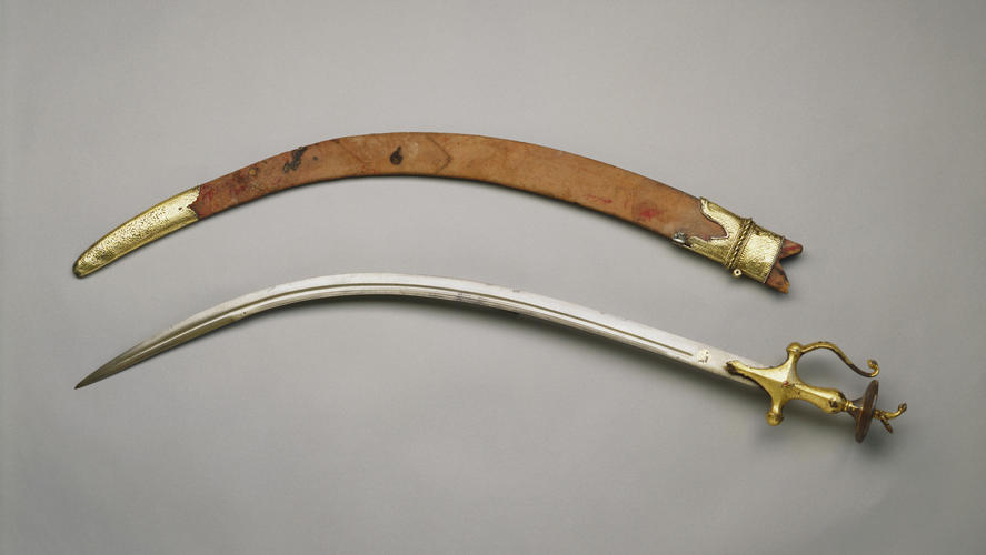 Sword and scabbard (talwar)