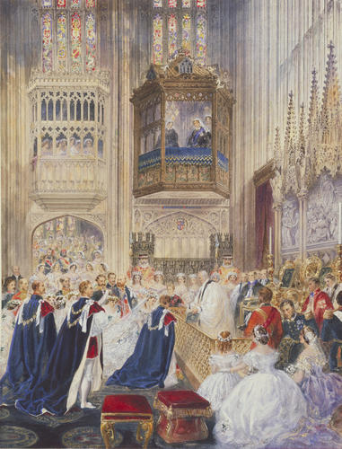The wedding of the Prince of Wales to Alexandra of Denmark, 10 March 1863