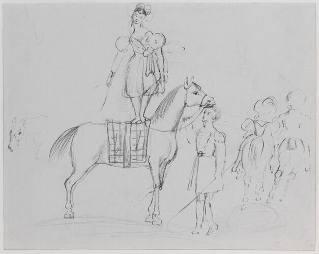 Master: PRINCESS VICTORIA SKETCHES 1
Item: Scene from an equestrian circus