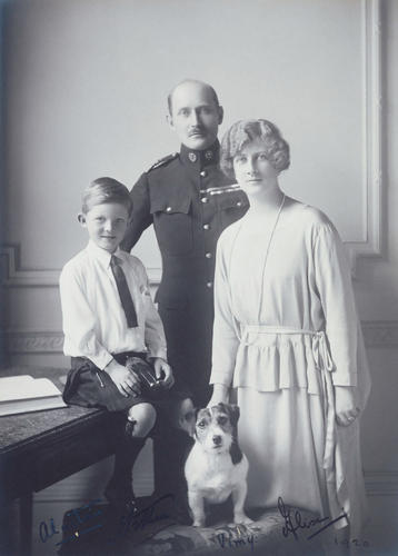 Prince Arthur of Connaught with Princess Alexandra, Prince Alistair of Connaught and Vimy Prince Arthur of Connaught with Princess Alexandra, Prince Alistair of Connaught and Vimy