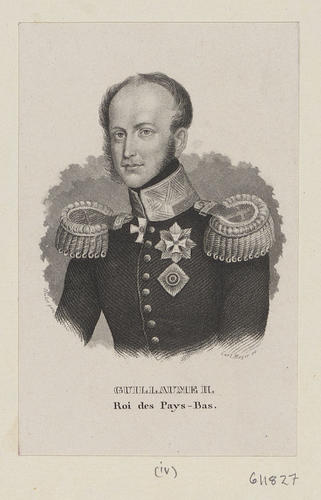 GUILLAUME II. Roi des Pays-Bas