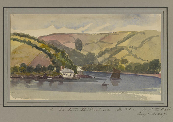 Master: Queen Victoria and Prince Albert's Album Vol. I.
Item: In Dartmouth Harbour