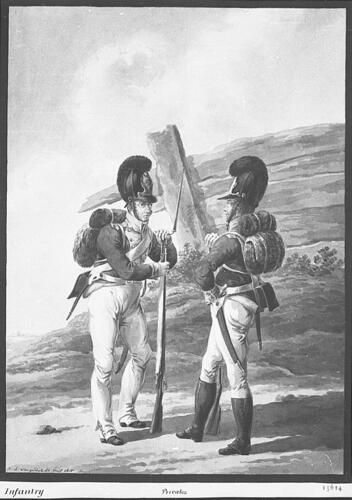 Württemberg Army. Privates, Infantry