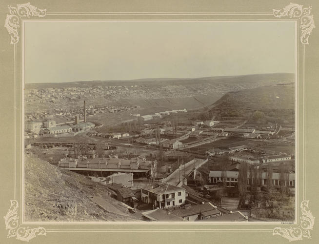 View from 4th Bastion looking towards Victoria Battery. [Crimean battlefields, 1900-1901 . . . presented by Charles J. Cooke]