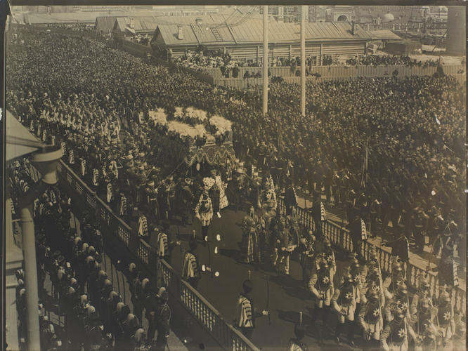 The Coronation Procession of Nicholas II, Emperor of Russia The Coronation Procession of Nicholas II, Emperor of Russia
