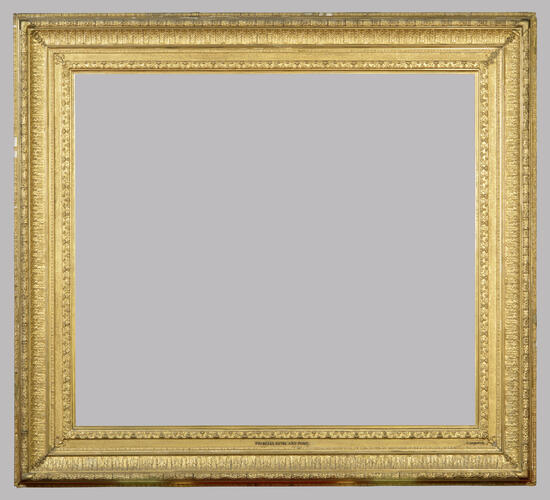 Frame for RCIN 403074, Landseer, Victoria, Princess Royal, with a Pony Frame for RCIN 403074, Landseer, Victoria, Princess Royal, with a Pony
