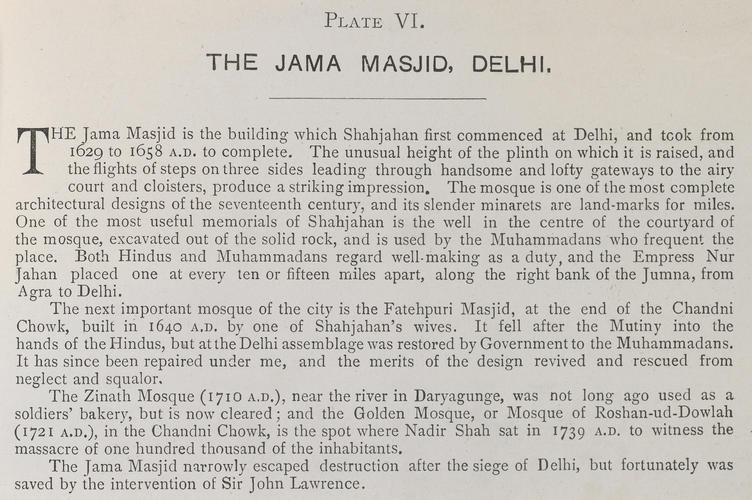 Photographs of Places of Interest in India. Vol. 1. Delhi and Agra