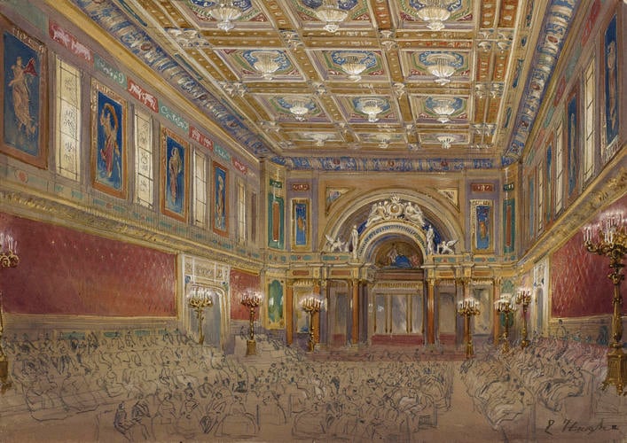 The inaugural concert in the Ballroom at Buckingham Palace