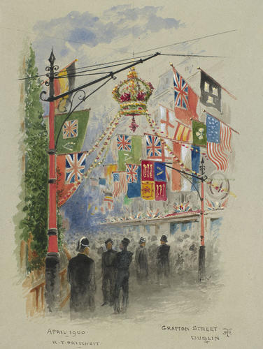 The Queen's Visit to Dublin, April 1900: Decorations in Grafton Street