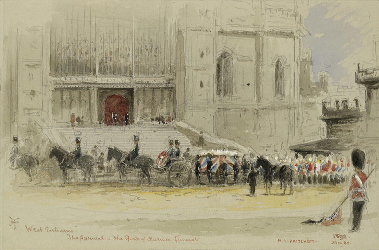 Funeral of the Duke of Clarence, 20-21 January 1892