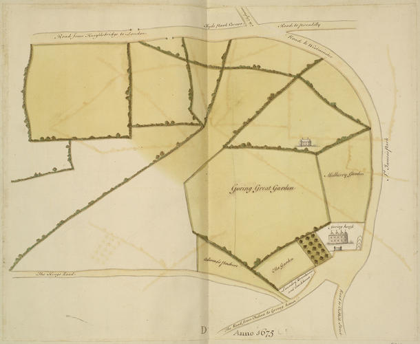 D: [Goring House Estate and Mulberry Garden, 1675]