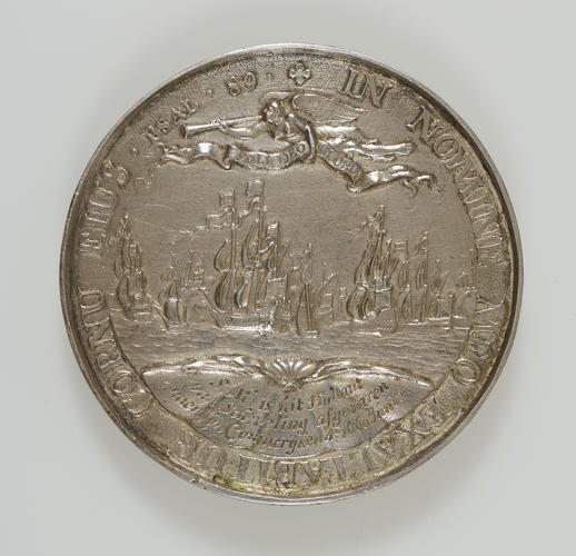 Medal commemorating Charles II embarkation at Scheveningen