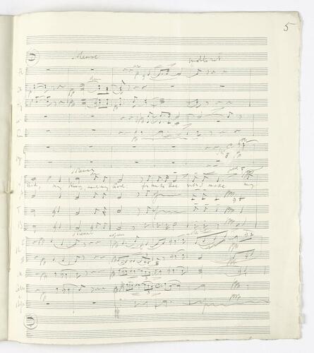 O hearken thou : full score / by Edward Elgar