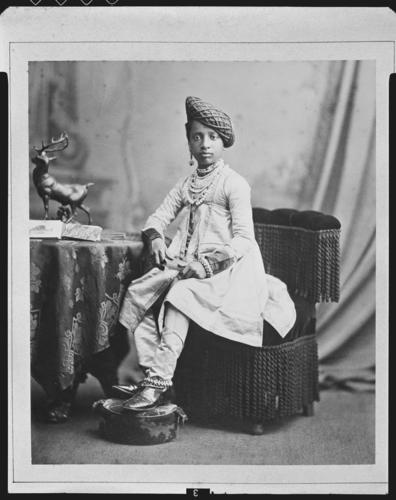 Shivaji IV, Raja of Kolhapur (1863-83): Prince of Wales Tour of India 1875-6