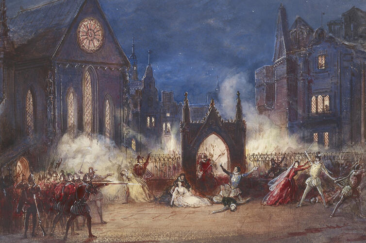 Scene from Les Hugenots