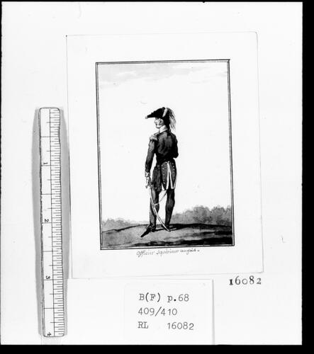 British Army. 'Officier Supérieur Anglais'