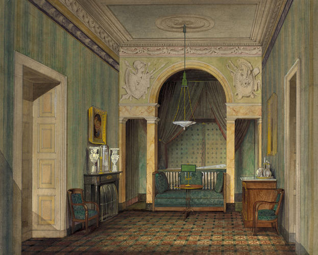 The Ehrenburg Palace: a bedroom