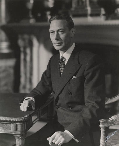 King George VI smoking, Buckingham Palace King George VI smoking, Buckingham Palace