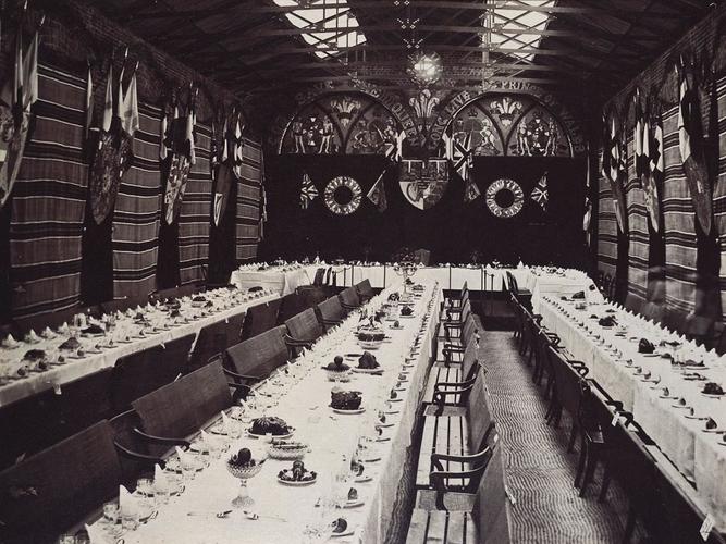 Banquet in the Railway Station, Wazirabad, Punjab State