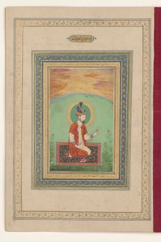 Master: Album of Mughal Portraits
Item: Portrait of Miran Shah Master: Album of Mughal Portraits
Item: Portrait of Miran Shah