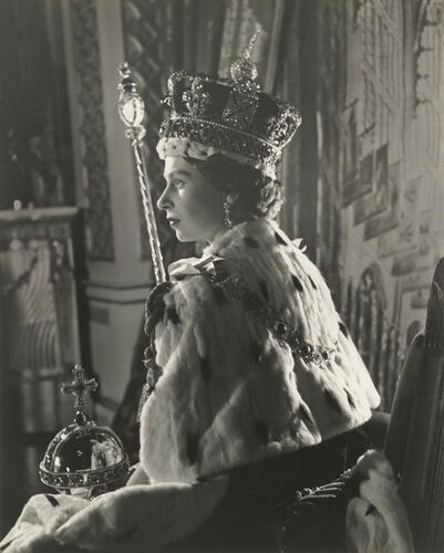 Queen Elizabeth II on Coronation Day