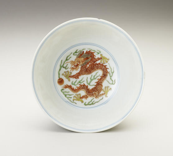 Dragon-and-phoenix bowl
