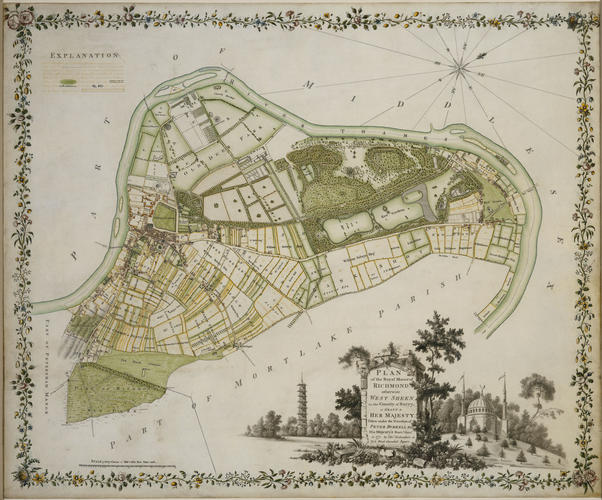 Plan of the Royal Manor of Richmond, otherwise West Sheen, in the County of Surrey, in Grant to Her Majesty