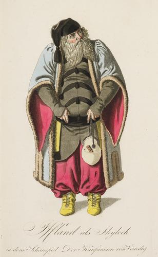 Neue Kostüme auf den beiden Königlichen Theatern unter der General ; v. 2 / inten dantur des Herrn Grafen von Brühl