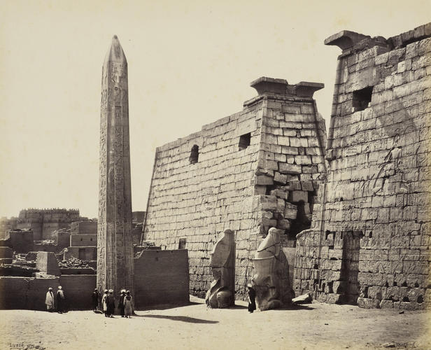 Propylon of the Temple of Luxor and obelisk [Egypt]