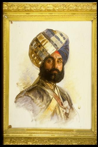 Rudolf Swoboda (1859-1914) - Risaldar-Major Hukam Singh, Sirdar Bahadur ...