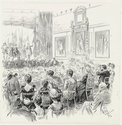 Performance of The Gondoliers at Windsor Castle, 6 March 1891