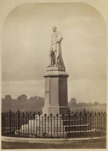 The Statue of the Prince Consort (1819-1861) in Perth, Scotland
