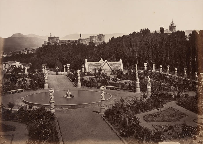 View of fortress of the Alhambra, Granada