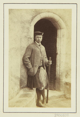 The Prince of Wales, Abergeldie 1863 [in Portraits of Royal Children Vol. 7 1863-1864]