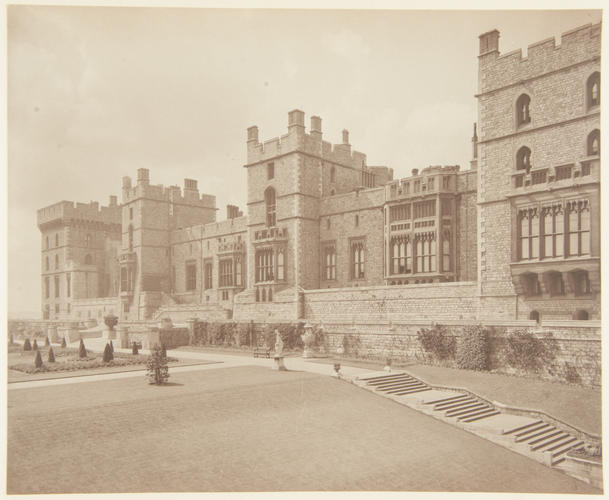 The East Front and East Terrace Garden, Windsor Castle The East Front and East Terrace Garden, Windsor Castle