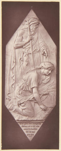 A bas-relief depicting Charity: Albert Memorial Chapel, Windsor