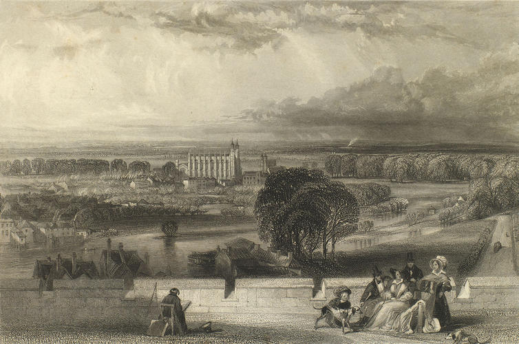 Eton from Windsor Castle Terrace Eton from Windsor Castle Terrace