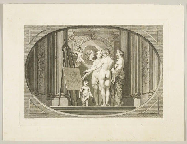 [George III and the Three Graces]