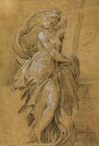 Personifications of Fortitude (recto) and Astronomy (verso) Personifications of Fortitude (recto) and Astronomy (verso)